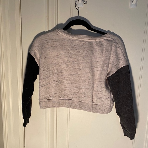 Cheap Monday Cropped Black & Grey Sweater - Picture 2 of 3